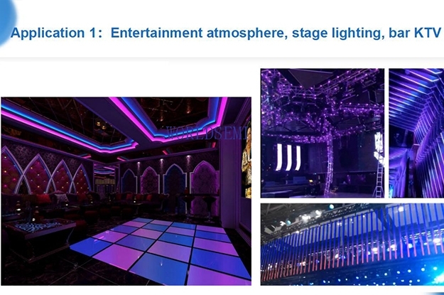 Application 1：Entertainment atmosphere, stage lighting, bar KTV