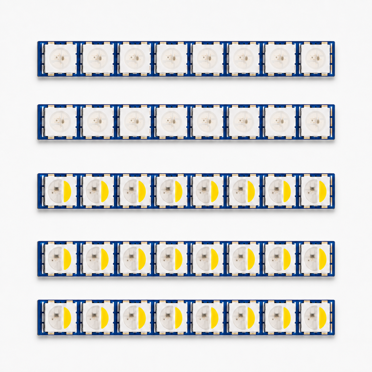 Pixel Bar 8 — 8-Pixel Digital LED Bar Module