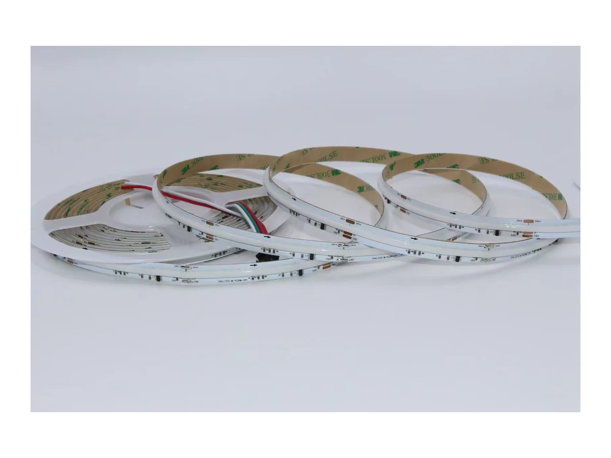 WS2811 and WS2818 high-voltage RGB COB LED strips